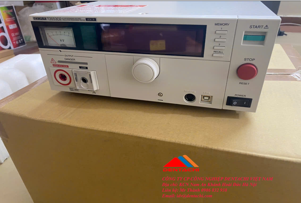 AC Hipot Tester with Insulation Resistance Test  TOS5302 KIKUSUI