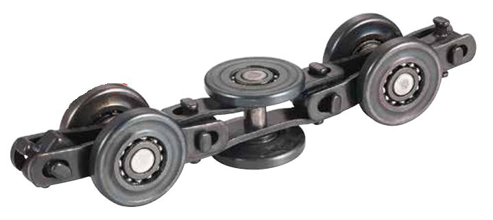 DOWN type 7T Trolley Chains  (Hight quality heavy-duty CNC wheel) Shun Fu